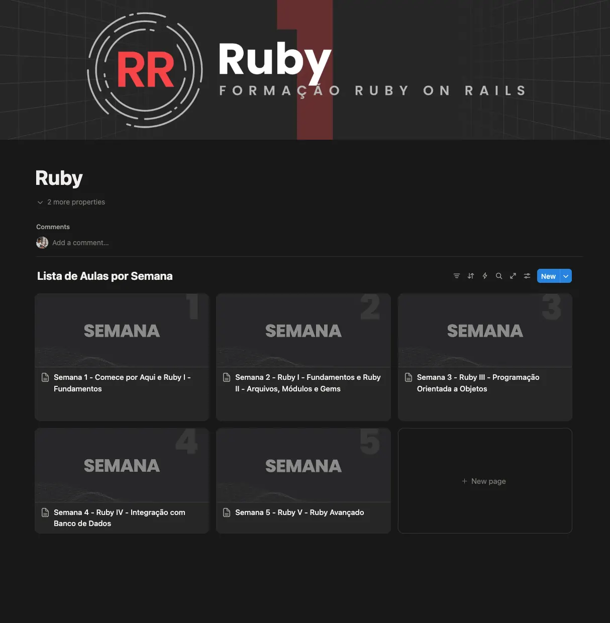 Plano de estudos da formação Ruby on Rails — semanas 7 a 12
